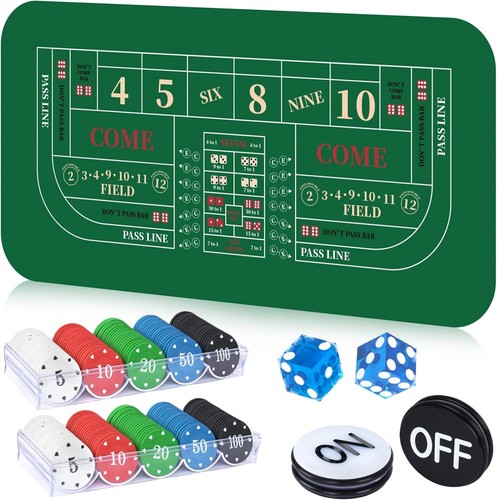 Craps tabletop game - game, set