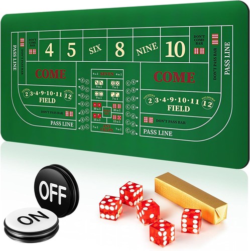 Craps tabletop game set - craps,